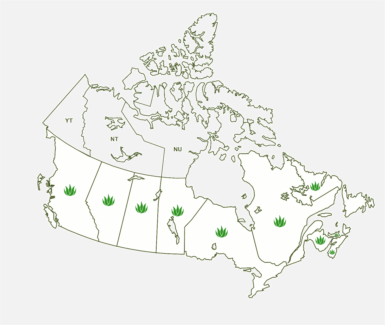 Caprina partout au Canada